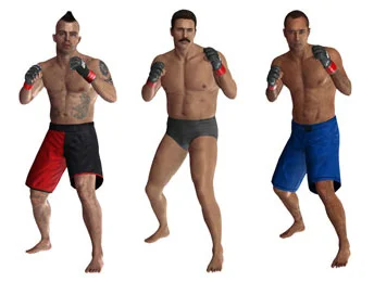 3 Fighters, all customized differently