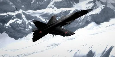 A Russian Sukhoi S-37/Su-47 'Berkut'