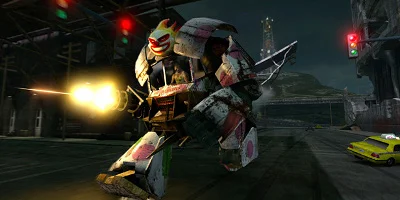 car turned into a robot