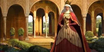 A female, queen-like character