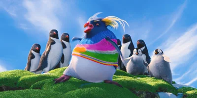 Rock Hopper Penguin Dancing