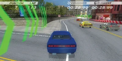 Blue Dodge Challanger