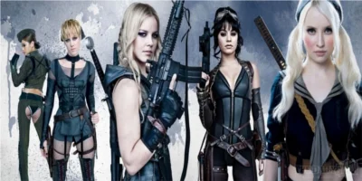 Girls in a line