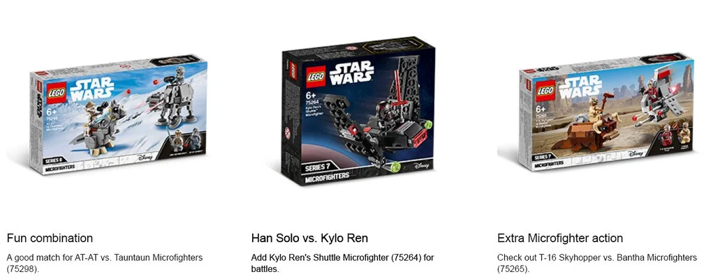 milenium falcon lego collection