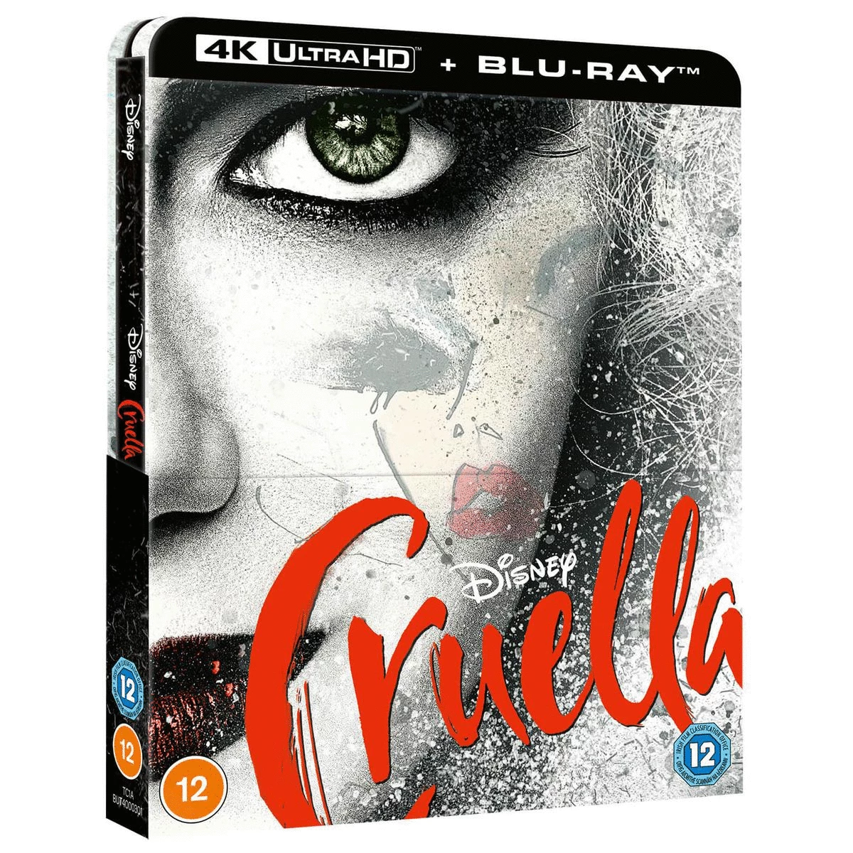 Gif showing multiple images of the steelbook in a continuous loop