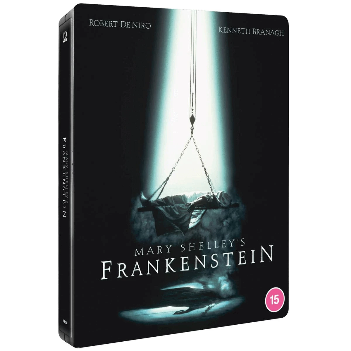 Gif showing multiple images of the steelbook in a continuous loop