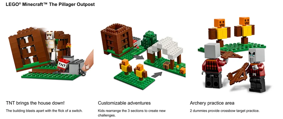 close up of minifigures