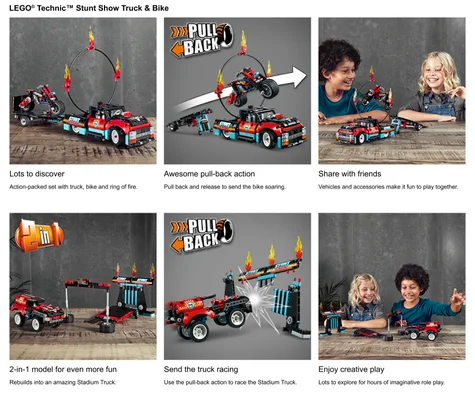 Close ups of Children playing with toy set