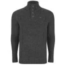 Ringspun Men's Tomales Funnel Knit - Charcoal Marl - S - Charcoal Marl Image 1