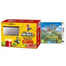 Nintendo 3DS XL Silver and Black Console - Includes New Super Mario Bros 2 & Fantasy Life Image 1