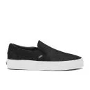 Vans Women's Classic Slip-On Pebble Snake Trainers - Black - 3 - Black Image 1