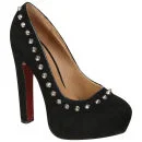 Odeon Women's Spiked Platform Heels - Black - 3 - Black Image 1