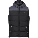 Le Breve Men's Twilight Gilet - Charcoal/Black - S - Charcoal/Black Image 1
