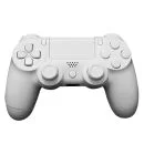 PlayStation DualShock 4 Custom Controller - White on White Gloss Image 1