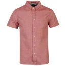Brave Soul Men's Levinasb Short Sleeve Shirt - Red - S - Red Image 1