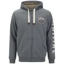 Animal Men's Farthings Zip Through Hoody - Charcoal Marl - S - Grey Image 1