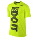 Nike Men's Legend Just Do It Camouflage T-Shirt - Volt Green - S - Green Image 1