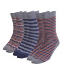 Green Treat Men's 3 Pack Sock Gift Set - Navy - One Size - Navy Image 1