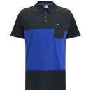 Rip Curl Men's Hot Stuff Polo Shirt - Charcoal/Blue - S - Grey Image 1