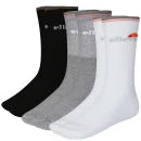 Ellesse Men's 9-Pack Socks - Black/White/Grey - 7 to 11 - Black/White/Grey Image 1
