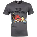 Angry Birds Men's Anger Management T-Shirt - Charcoal - S - Charcoal Image 1