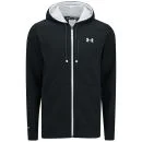 Under Armour Men's Storm Cotton Rival Full Zip Hoody - Black/White - S - Black/White Image 1