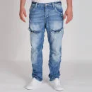 Jack & Jones Men's Dale Feng Twist Seam Jean - Stonewash - 30/30 - Stonewash Image 1