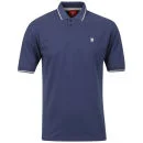 Fenchurch Men's Costner Polo Shirt - Navy - S - Navy Image 1
