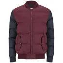 55 Soul Men's Washington Jacket - Burgundy/Navy - S - Burgundy/Navy Image 1