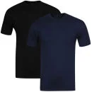 Nike Men's Short Sleeved T-Shirt Navy/Black 2-Pack - S - Navy/Black Image 1
