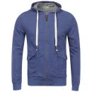 Boxfresh Men's Haben Fleck Zip Thru - True Blue - S - True Blue Image 1