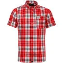 Boxfresh Men's Capito Shirt - Large Red Check - S - Large Red Check Image 1