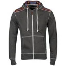 Conspiracy Men's Brett Zip Through Hoody - Charcoal Marl - S - Charcoal Marl Image 1