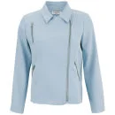 Glamorous Women's Asymmetric Biker Jacket - Blue - UK 8 - Blue Image 1