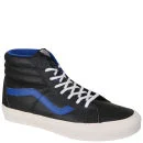 Vans Sk8-Hi Top Leather Trainers - Black / True Blue - 6 - (Leather) black/true blue Image 1