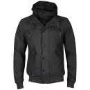 Brave Soul Men's Syndromewool Hooded Jacket - Charcoal - M - Charcoal Image 1
