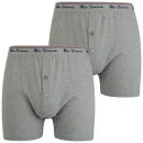 Ben Sherman Men's 2 Pack Boxer - Grey - S - Grey Image 1