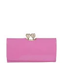 Ted Baker Women's Ronee Enamel Heart Matinee Purse - Neon Pink Image 1