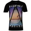 Delta Tribe Men's Ibiza Vibe Graphic T - Shirt - Black - S - Black Image 1