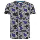 Boxfresh Men's Learmonth T-Shirt - Neo Camo - S - Grey Image 1