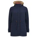 ONLY Women's Lucca Contrast Parka - Navy Blazer - XS/UK 4 - Blue Image 1