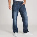 Bench Men's Molecule Loose Fit Jeans - Mid Vintage Wash - 30R - Mid Vintage Image 1
