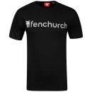 Fenchurch men's Jersey Word T-Shirt - Black/White/Paloma Grey - S - Black/White/Paloma Grey Image 1