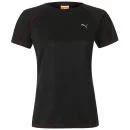 Puma Women's Drycell Running T-Shirt - Black/Grey - 10 - Black/Grey Image 1