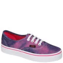 Vans Authentic Canvas Trainers - Acid Denim Pink - 3 - (Acid Denim) pink Image 1
