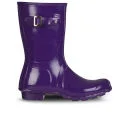 Hunter Women's Original Short Gloss Wellington Boots - Sovereign Purple - 3 - Sovereign Purple Image 1