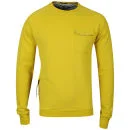 Weekend Offender Men's Crips Crew Neck Sweatshirt - Sulphur - S - Sulphur Image 1