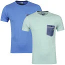 Carter Men's Boom 2-Pack T-Shirt - Spearmint/Orbit - S - Spearmint/Orbit Image 1
