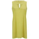 LOVE Women's Cut Out Shift Dress - Chartreuse - XS - Yellow Image 1