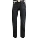 Smith & Jones Men's Elano Mid Rise Jeans - Blue/Black - 30S - Blue/Black Image 1